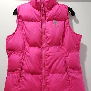 U.S. Polo Assn. Women's Classic Mock Neck Polyfill Vest